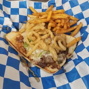 Steak philly sandwhich