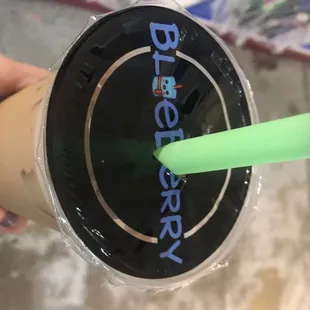 Milk tea with boba