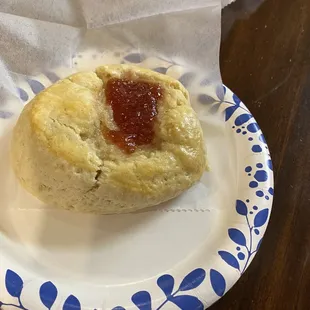 Strawberry scone