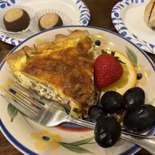 Artichoke quiche