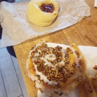 Dozen Iced Thumbprint Tea Cookies