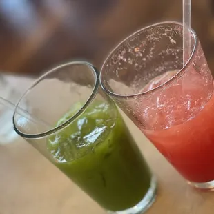 Kale refresher and watermelon refresher! Must try in the summer