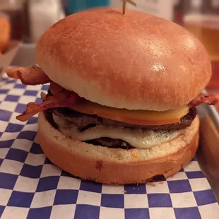 Gouda hamburger