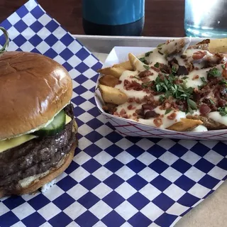 Bacon Cheddar fries