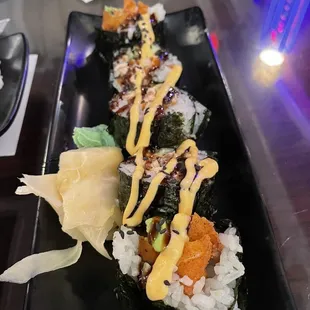 Baked Salmon &amp; Avocado Roll