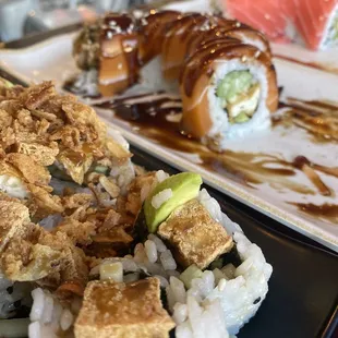 Selection of sushi