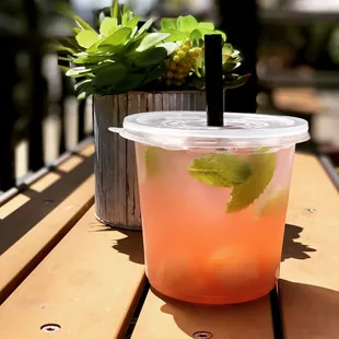 "Pink Lady" Lychee Juice