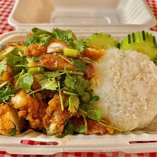 Khao Yum Gai Zap