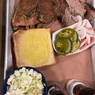 2 meat dinner plate meats were moist, tender and flavorful