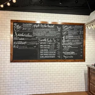 Greeted by the Menu Summary...yummy