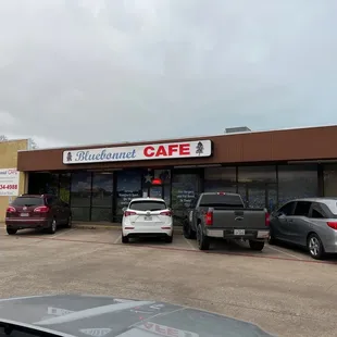 Front of the restaurant.