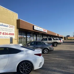 cars parked in a parking lot