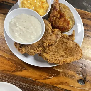 Breaded pork chops
