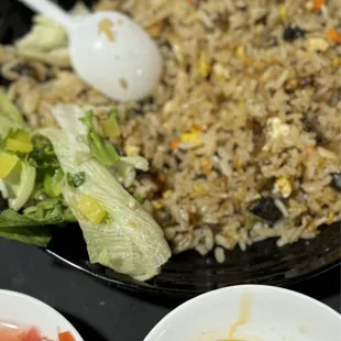 Salmon Skin Fried rice