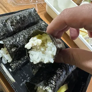 Blue Crab Hand Rolls