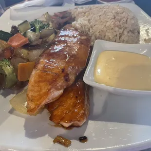 Hibachi Salmon