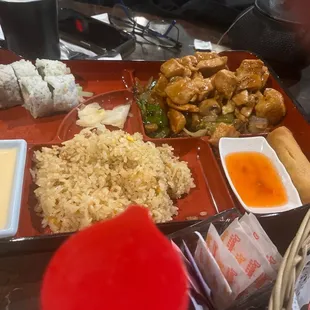 Hibachi Chicken Bento Box Dinner Special