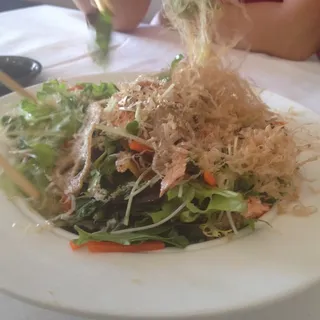Salmon Skin Salad