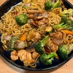 Chicken yakisoba. Delicious!