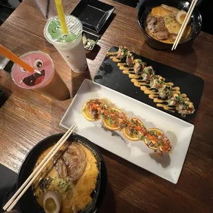 Tonkotsu Red, 620 Roll, waygu roll