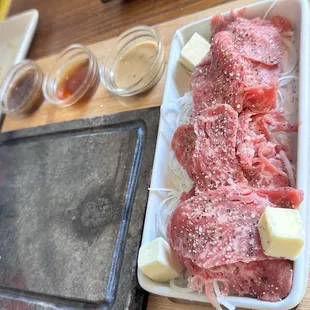 TX Waygu hot plate delicious