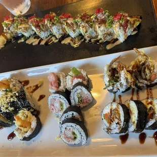 Lunch combo &amp; wagyu roll. Excellent quality