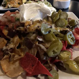 Texas Nachos lacked cheese