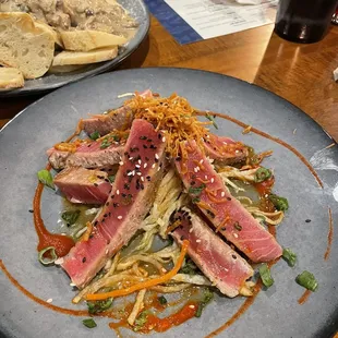 Ahi tuna appetizer