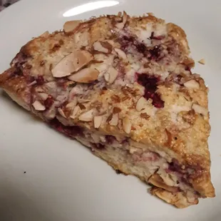 Rasberry Almond Scone