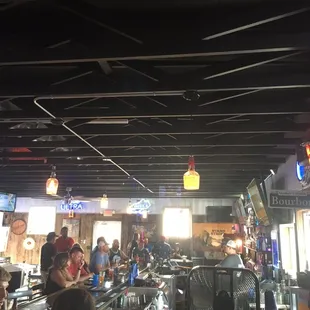 people sitting at the bar