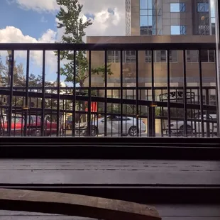 The view from our table.