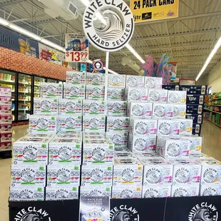 a display in a grocery store