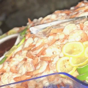 Giant shrimp cocktail