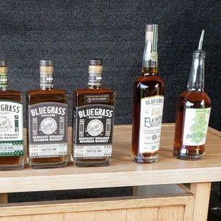 Bourbons at Bluegrass Distillers