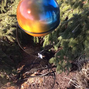Gazing Globe, Stainless Steel, Unbreakable, Weather Resistant, Floating, Variety of colors.