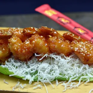 Orange Sesame Shrimp, Yum!