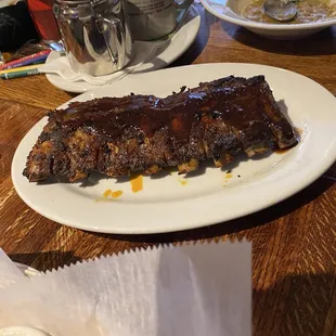 1/2 slab baby back ribs