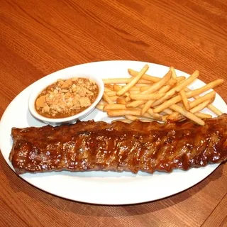 Jambalaya & Real Pit Half Slab BBQ Ribs