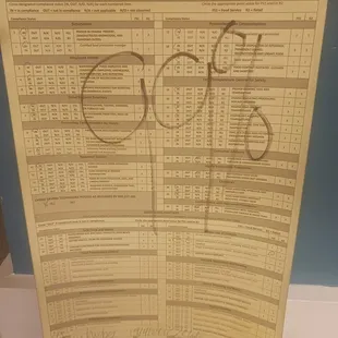 Our most recent Madison County Health Department Score (SEPT 2024)