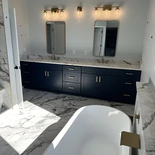 Master Bath, they did the counter to the sinks in our bathroom. And I love it that it matched everything we bought elsewhere.