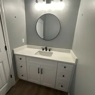 1/2 Bath, they did the counter