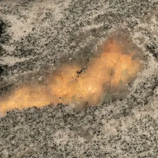 Kentucky shape was in the granite so I put LED lights underneath to highlight it!