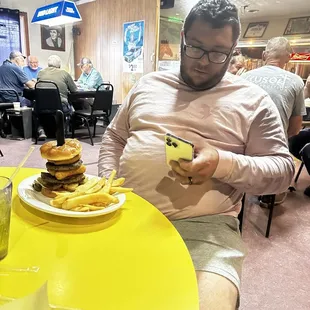 Burger challenge before time began