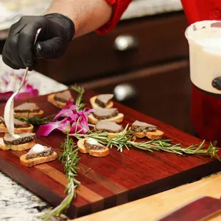 Customized appetizers