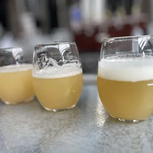 Hazy IPA flight