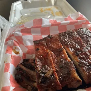 Ribs are so tender they melt in your mouth!