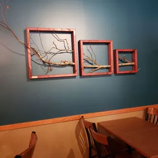 Inside Art on the wall