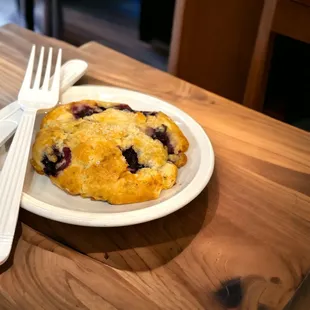 Blueberry White Chocolate Scone