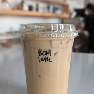 Iced Bourbon Caramel Maple Latte