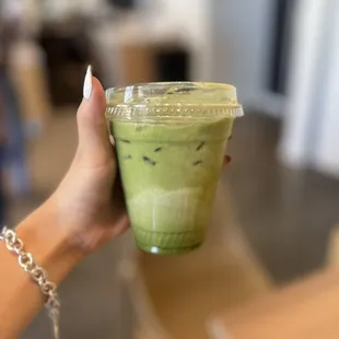 Matcha Lavender Latte